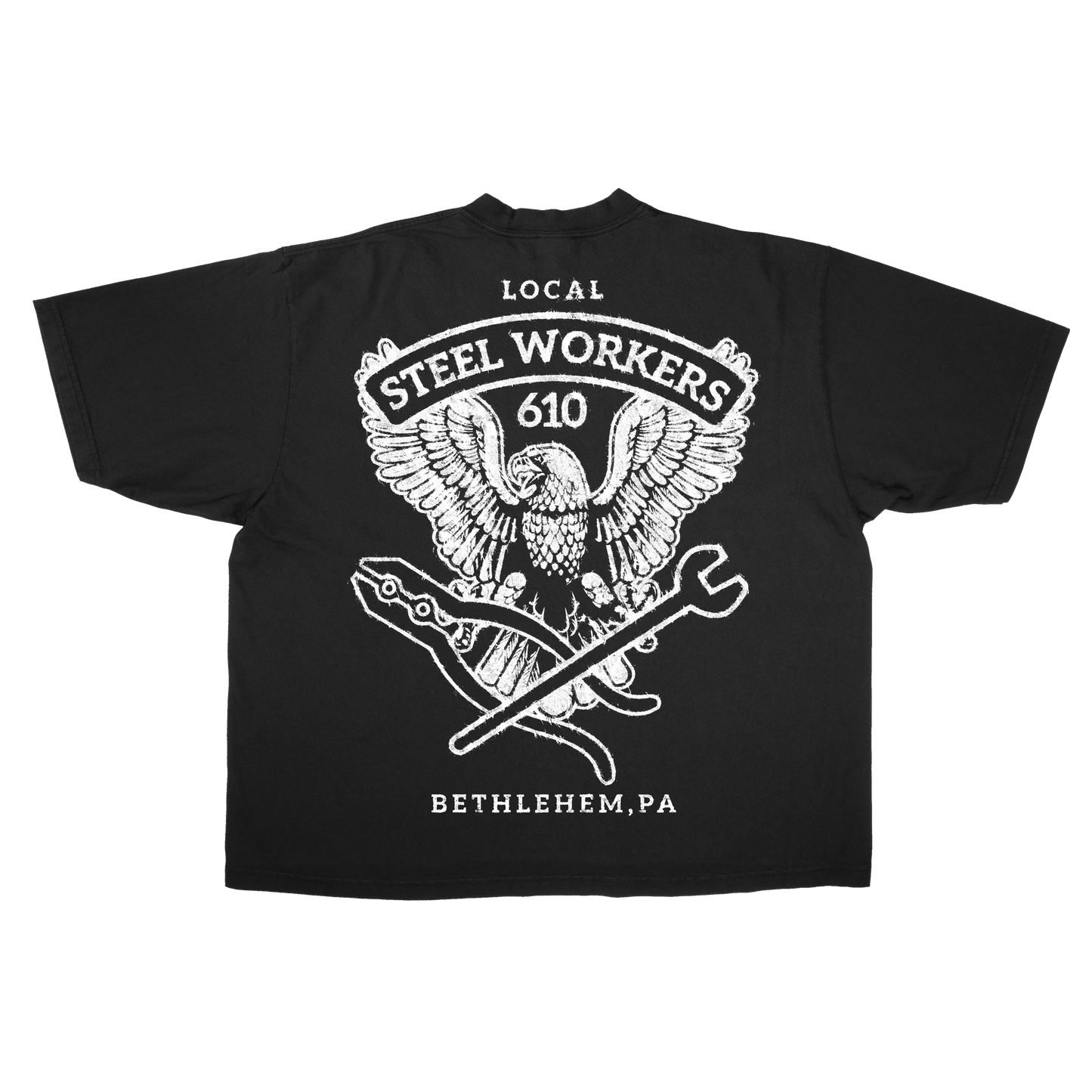 MADEBYNANO®️ BETHLEHEM STEEL TEE - BLK