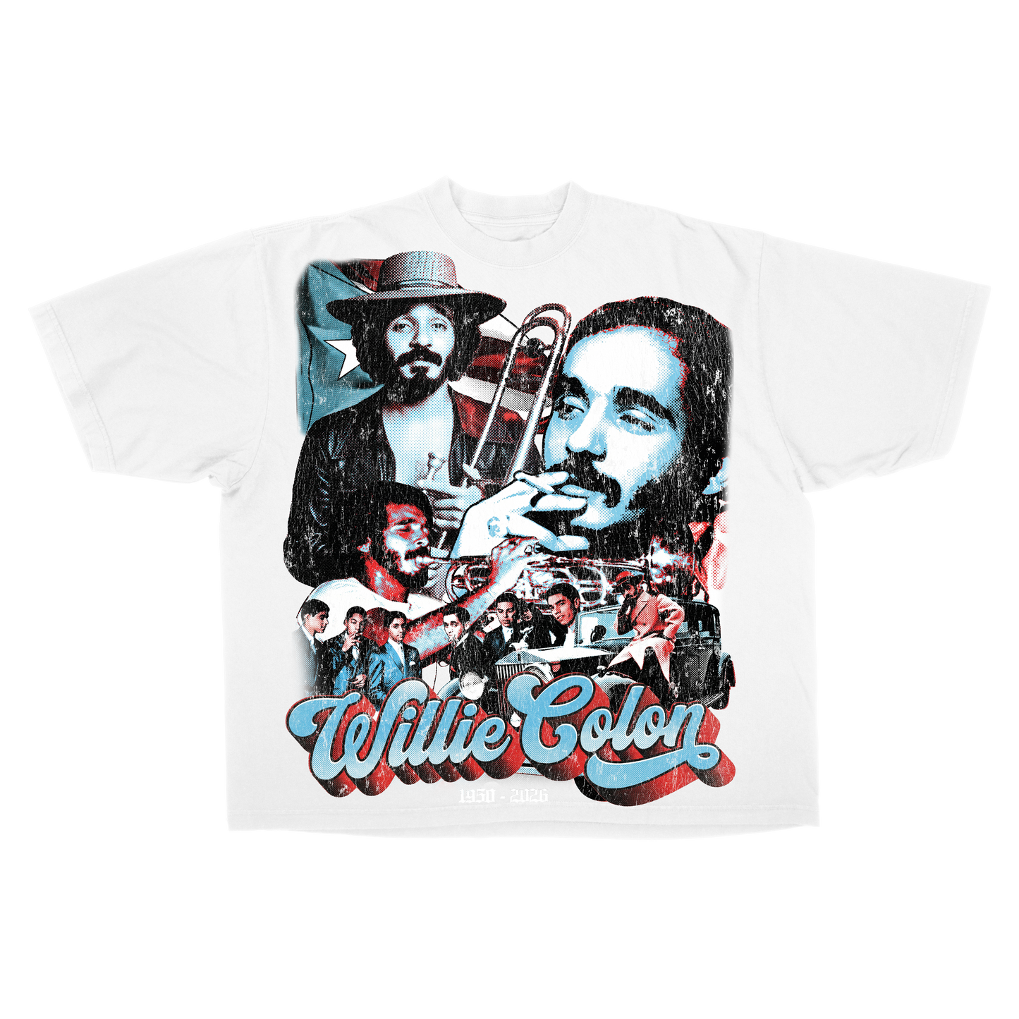 MADEBYNANO®️ WILLIE COLON T-SHIRT - WHT