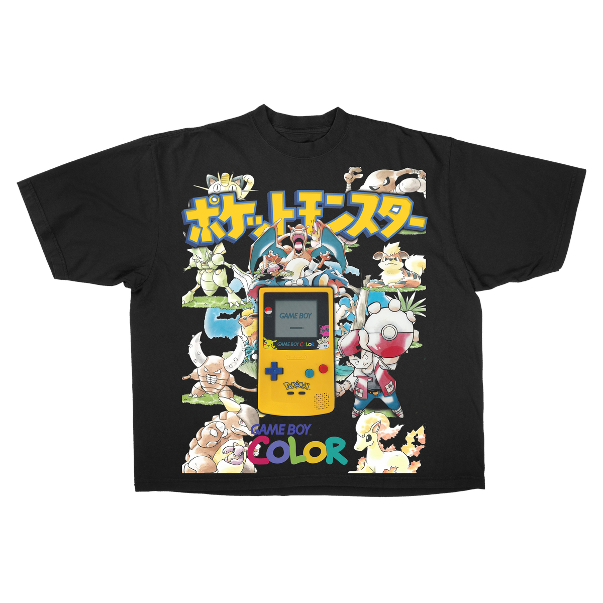 MADEBYNANO®️ POKÉMON T-SHIRT - BLK