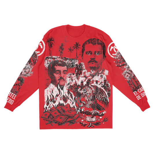 CC MEXICO LS TSHIRT - RED