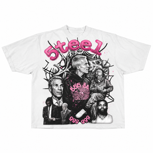 MADEBYNANO®️ BRIAN STEEL T-SHIRT WHITE