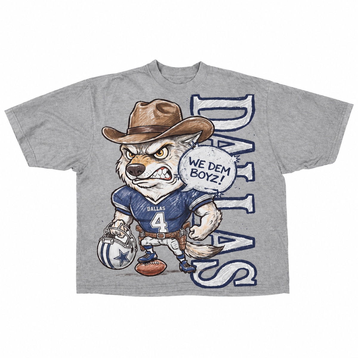 MADEBYNANO®️ DALLAS T-SHIRT GREY