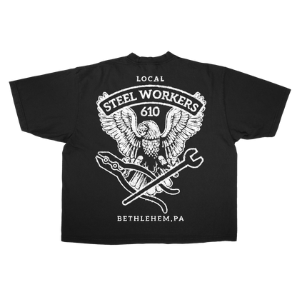 MADEBYNANO®️ BETHLEHEM STEEL TEE - BLK