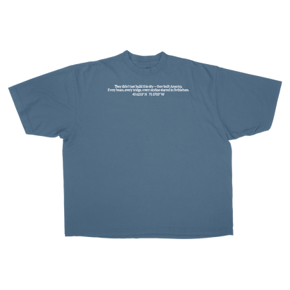 (MADEBYNANO®️ BETHLEHEM STEEL TEE - DENIM