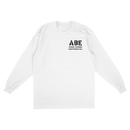 ABE®️ DESIGN DIVISION LS TEE - WHT