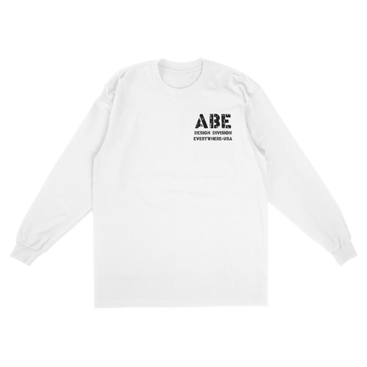 ABE®️ DESIGN DIVISION LS TEE - WHT