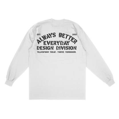 ABE®️ DESIGN DIVISION LS TEE - WHT