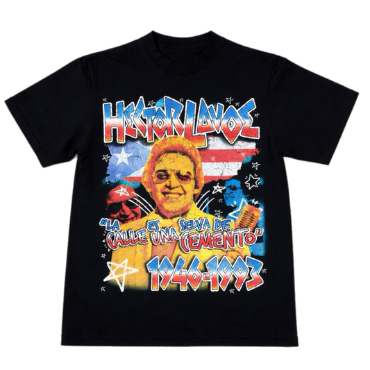 MADEBYNANO®️ HECTOR LAVOE T-SHIRT - BLK