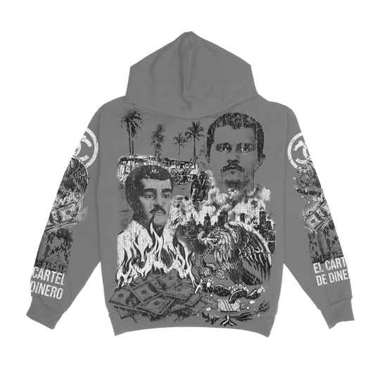 CC MEXICO HOODY - GUN METAL